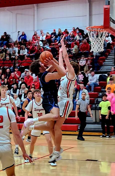 Chase Swanson played an incredible game for the Huskies in their regional match-up against the Tanagers.