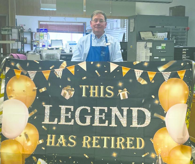 Jay Schenzel retired from the Elk Point Post Office on December 27, 2024. Photo submitted