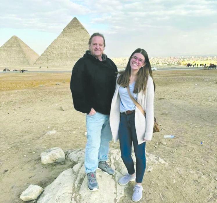 Dexter Jorgensen and his daughter Kelley Jorgensen. Submitted photo