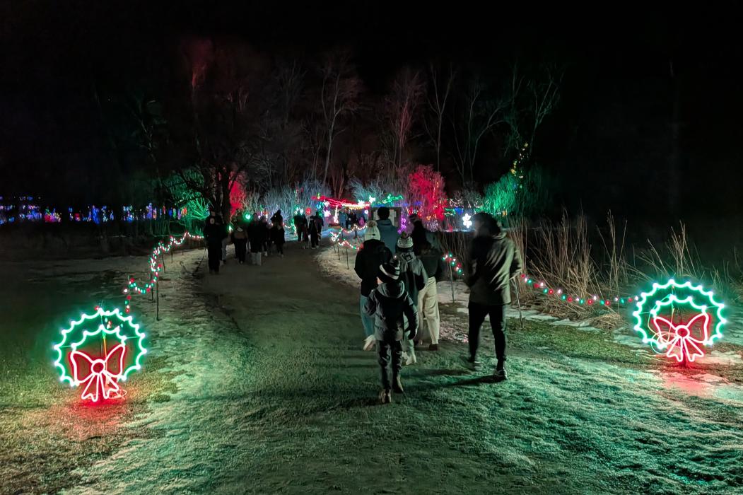 Many flocked to Adams Homestead and Nature Preserve on Sunday, December 21, 2025 for the final day of Homestead Holidays.