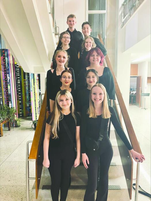 Ten Panthers attended the 2026 Morningside Vocal Arts Festival. Row 1, from left: Isabella Hamm and Grace Bockholdt. Row 2, from left: Madi DeAnda‑Dietrich and Shia DeAnda‑Di‑etrich. Row 3, from left: Kaylee Wieck and Abianna Gorter. Row 4, from left: Mia Olivia and Eva Hale. Row 5, from left: Eston Monical and Hunter Wood. Submitted photo