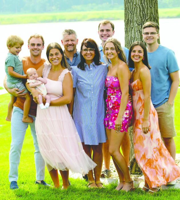 Mayor Chirs Bogenrief and his family. Photo submitted
