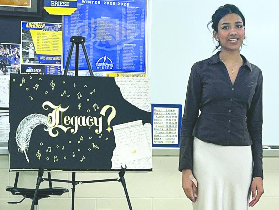 Dakota Valley’s Hrishika Vimalkumar was named state champion at the SDHSAA speech and debate competition on March 6–7, 2026. Submitted photo