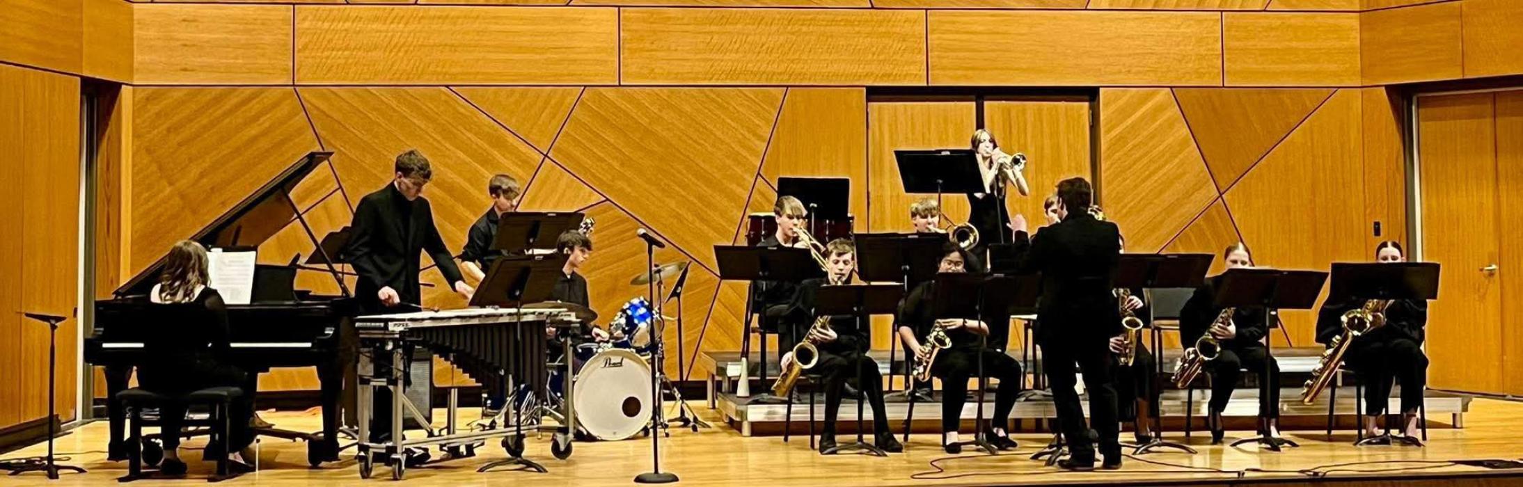 Elk Point-Jefferson’s high school jazz band garnered 4th place at the USD Coyote Jazz Festival on Tuesday, March 24, 2026. Submitted photos