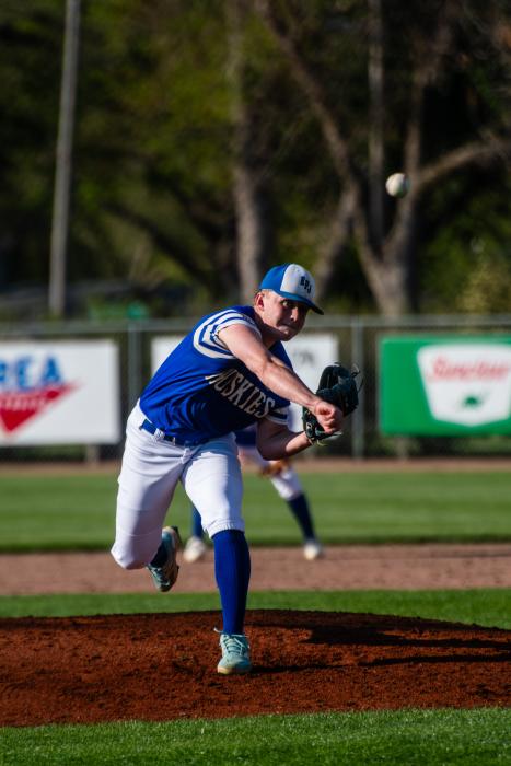 Brody Van Roekel had 7 strikeouts versus Tri-County on April 30, 2026. Photo by Peterman Sports Photography • stevepeterman5@gmail.com