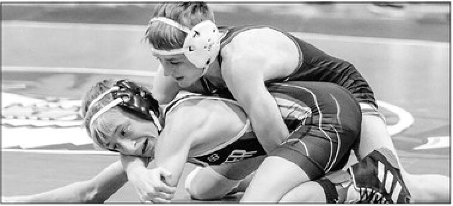 Brody VanRoekel faced Carter Leiberg of Chester Area in the 106-lb bracket.