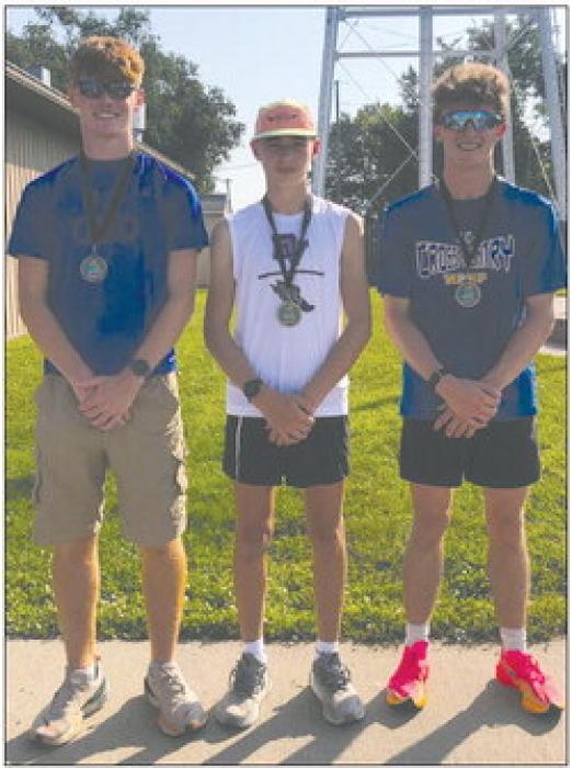 Winners of the 5K and 10K were; Joe Cross-1st 5K Time:15:53, Jamison Gould-2nd 5K Time: 17:27 and Tristen Jessen- 1st 10K Time: 35:22. Submitted photo