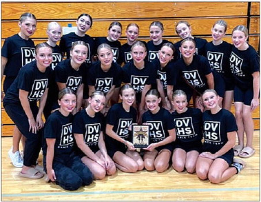 The Dakota Valley Dance team took home 1st place at the first meet of the season. See story on page 6 Submitted photo