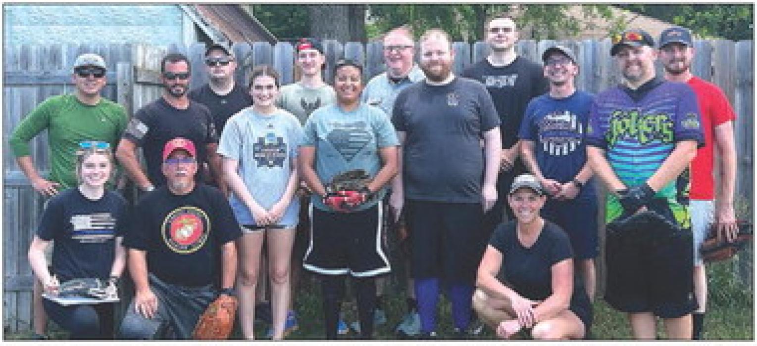The 62 Brew Crew (Union County) Law Enforcement team faced off against the Clay County Law Enforcement team in Jefferson, SD June 24 to raise money for Special Olympics. Submitted photos
