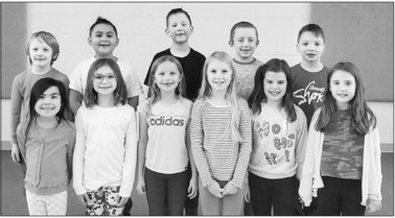 Maloney’s November MVPs in the second grade class are, front from left, Avery Labios, Gray Lakes,Callie Whitman,Emersyn Mozak,Kate McElroy and Eleanor Derrick; and back,Jaxson Norton, Adrian Chavez, Gavin Young, Kellen Blaeser and Graham Carlson. Not pictured are Evelyn Rust and Damian Sandage. Submitted photo